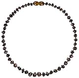 Baltic Amber Teething Necklace for Babies - Lab-Tested - Comes With Silicone Teething Necklace - Bar