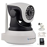 SRI SHOP Vstarcam C7824wip ネットワークカメラ監視+ 32GB SDカード+ スタンドセット ベビーモニター 有線/無線対応 100万画素 720P MicroSDカード録画