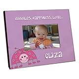 Personalized Baby Ladybug Printed Frame by GiftsForYouNow