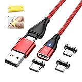 60w両用線(1m)+3種類端子×1枚 新11ピン 60W PD/QC4.0 両用 1本コード＋2枚Type-C端子 両用 USB-A USB-C 急速 充電 対応 マグネット ケーブル 磁気 着脱式 スマホ 汎用 防塵 Android タイプ-C マイクロ-USB-C-micro-a-b コネクター 磁石 磁力 アダプター チャージ 線 コード ソケット