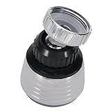 SODIAL(R) キッチン用シャワーヘッド　散水ノズル　ディフューザー　節水　圧力増加　360度回転でき　フィルター付き