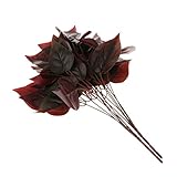 Dovewill 造花　人工　葉　生活　飾り付け　工芸品　装飾品　多種類選ぶ - 色3, 39cm