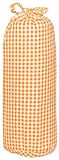 Taftan Checks 3mm Fitted Sheet 70 x 140cm (Small, Orange) by Taftan
