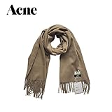 Acne Studios アクネストゥディオズ ストール ウール 大判 肩掛け レディース メンズ 男女兼用 (キャメル)