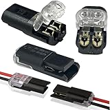 FACETHALO 配線コネクター カプラー 50個入り D2 快速接続端子 剥線不要の電線接続器 押し込み式導線接続端子