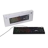 MSI FORGE GK320 RED JP メカニカル RGB ゲーミングキーボード 108キー 日本語配列 ホットスワップ対応 KB0927