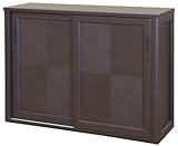 ライフスタイリングショップ 下駄箱 くつ箱 矢羽根 引き戸 木製 幅120cm 段差またぐ ブラウン DL-11BR