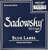 Sadowsky ブルーラベルベース弦 ステンレス弦 4弦 045-105 SBS45 Blue
