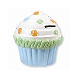 5でブルー/ピンクセラミックカップケーキ銀行ホームガーデンリビングギフト