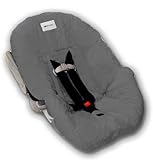 Nomie Baby Infant Car Seat Cover, Charcoal by Nomie Baby