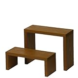 Welcome wood ウッドステージ45型　2段タイプ　  色はブライトブラウン（ＢＢ）　　【完成品】　組み立てる必要なし！！　個別に移動できるのでとっても便利！！