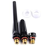 3pcs　バックカップ　2pcs　ガスレンズ　インシュレータ　WP17 18 26 TIG溶接トーチ用