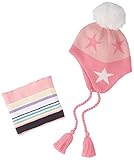 LaVie ラヴィ ギフトBOX 腹巻&ニット帽 ピンクスターセット