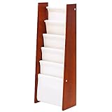 【完成品・組立不要】 マガジンラック ブックラック 収納棚 小型 ラック ブックシェルフ 本棚 本立て 5段