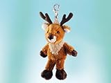 Rudolph Schaffer Woody Reindeer Keyring Soft Toy by Rudolph Schaffer