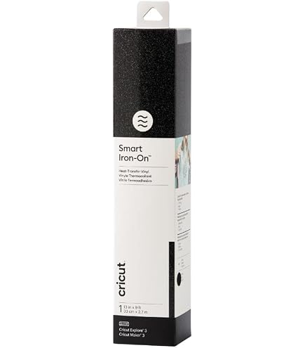 Cricut Smart Iron-On Heat-Transfer Vinyl, Holographisch Blau, 33 Cm X 2,7 M – Für Cricut Maker 3 & Explore 3