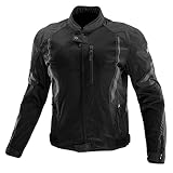 [KOMINE] バイク用 ジャケット JK-1463 プロテクトハーフメッシュジャケット 07-1463 メンズ Black L