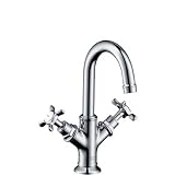 Hansgrohe(ハンスグローエ) アクサーモントルー 2ハンドル洗面混合水栓 160 (ハンスグローエ ジャパン公式・日本規格適合品)