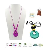 Silicone Baby Teething Nursing Necklace - For Mom To Wear,BPA Free Chew Beads , Best Teething toy fo