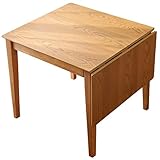 タンスのゲン 伸長式 ダイニングテーブル 幅80-120cm 2人用 4人用 天然木 突板 木目 ウレタン塗装 バタフライテーブル オーク ナチュラル 50600002 01