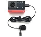 Insta360 ONE RS対応 外付けマイク Type-Cマイク クリップがあり