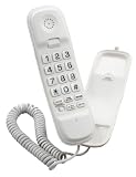 Uniden コード付電話機 ホワイト UTP-100(W)