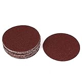 uxcell　紙やすり　サンドペーパー　7.5cmダイヤ　60グリット　振動ツール　15個