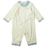 《H28年秋冬物》(日本製) Pample Mousse(パンプルムース) ベロア衿付きカバーオール 80cm/IV NO.DP-63556