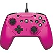 【連射/背面ボタン搭載】 CYBER ・ ジャイロコントローラー 有線タイプ ( SWITCH 用)ピンク