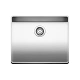 Blanco 519842 Attika 20-Inch Elevated Rim Single Bowl Kitchen Sink, Small, Stainless Steel [並行輸入品]