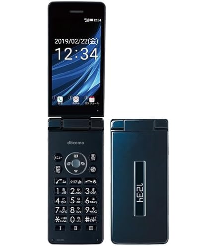 Amazon | docomo らくらくホン F-01M ネイビー | エヌテイテイドコモ