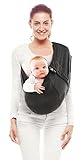 Wallaboo Baby sling Connection, Easy Adjustable and Ergonomic, Newborn and Up,?100% Cotton, Deep Bla