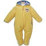 2016年 ZOOMIC おくるみオール 中綿ジャンプスーツ 撥水加工 防寒衣料 イエロー◇80cm
