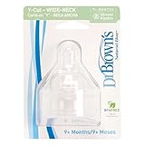 Dr. Brown's 2 Pack Natural Flow Y Cut Wide Neck Nipple by Dr. Brown's [並行輸入品]