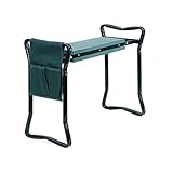 LiteXim Foldable Kneeler Garden Seat Portable Stool with EVA Kneeling Pad and Bonus Tool Pouch [並行輸入