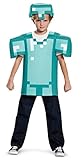 (Medium (7-8), Blue) - Disguise Armour Classic Minecraft Costume, Blue, Medium (7-8)