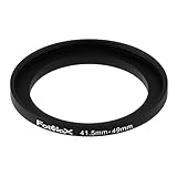 Fotodiox ステップアップリング 41.5mm~49mm 41.5~49mm パナソニック HDC-TM90、HDC-Sd90 カムコーダー用