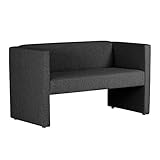 arne 2人掛けソファ 布地 DSプチコンkaku 2P NS-7 ブラック