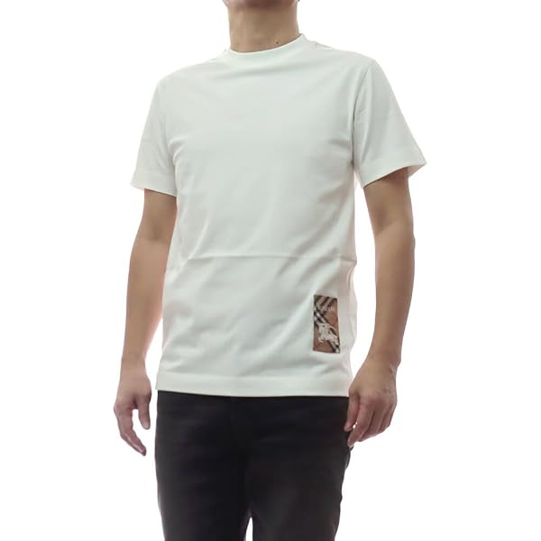 Amazon | [BURBERRY] [バーバリー] Tシャツ Mサイズ ロゴT ホワイト