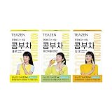 【TEAZEN公式】ティーゼン コンブチャ 50g (5g×10個入り) 3個セット レモン, パイナップル, ゆず