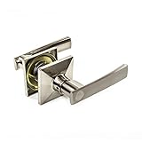 ALEKO skt3577ps Passageドアレバー内部ドアサテンニッケル仕上げ