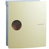 ユニソン　壁付けポスト　イオス ピット （右開きタイプ）　『郵便受け』 エクルベージュ