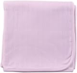 Hudson Baby Organic Receiving Blanket, Pink by Hudson Baby