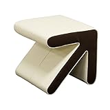 矢印スツール / Flecha (05ホワイト＆ブラウン)