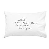 Oh, Susannah You'll Never Know, Dear, How Much I Love You Toddler Size Pillowcase (1 Pillow Cover 14
