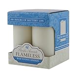 Pacific Accents Flameless Candles with Timer - 4 Piece
