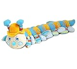 おもちゃ Adorable 25" Plush Counting Caterpillar with Rattle Whimsical Toy and Nursery Decor [並行輸入品]