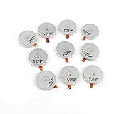 Newone 10個セット 永久磁石 マイクロモーター　ボタン 振動モーター 　電動機 DC 1.5V-3V　18mmx3.3mm