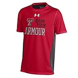 ユースunder armourテキサス工科大学カラーブロックTee