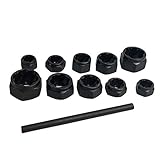 perfk 六角ナットリムーバーツールセット ボルトナット実用工具　9-19ミリメートル　約11個　高品質